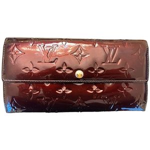 Louis Vuitton Vernis Monogram Patent Leather Sarah Wallet